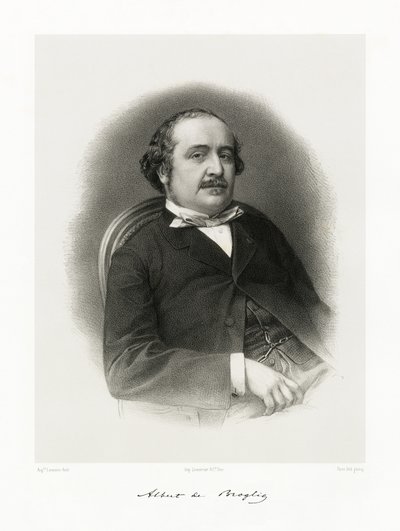 Jacques Victor Albert, Prince de Broglie by Auguste Charles Lemoine